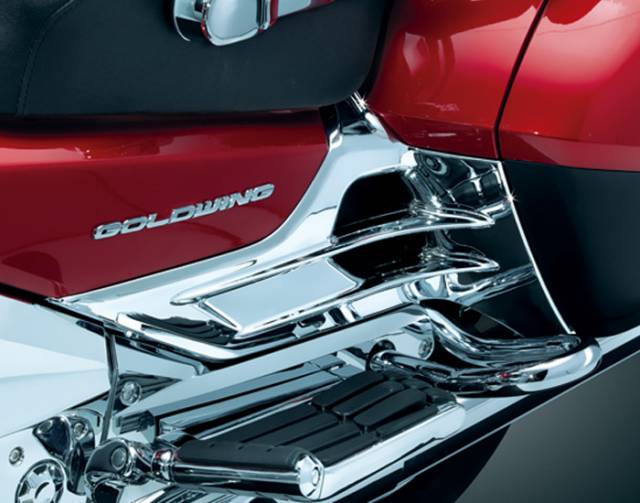 Image Of Item: Louvered Chrome Scuff Side Covers for GL1800 2nd Gen