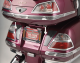 LED Trunk & Saddlebag Moldings w/ Red & Clear Lenses for GL1800