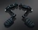 Ergo III Cruise Mounts w/ Trident Dually ISO-Peg Gloss Black