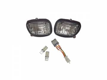 Turn Signal Dual Switchback LED + Flasher Kit