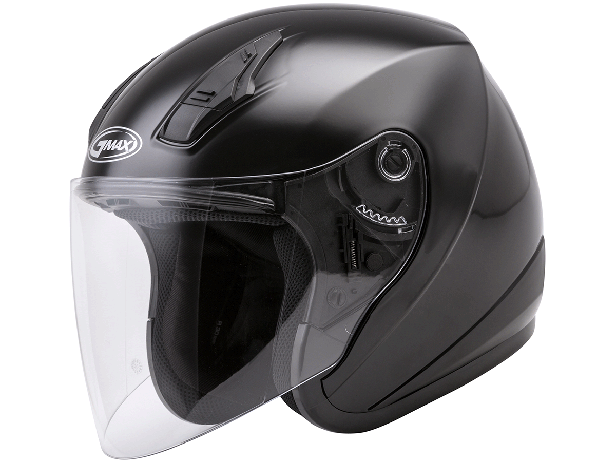 OF-17 Open Face Helmet Black