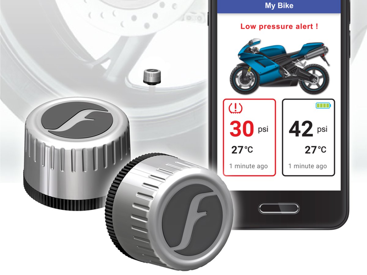 FOBO Bike 2 Bluetooth TPMS Silver