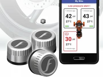 FOBO Bike 2 Bluetooth TPMS for Trike Silver