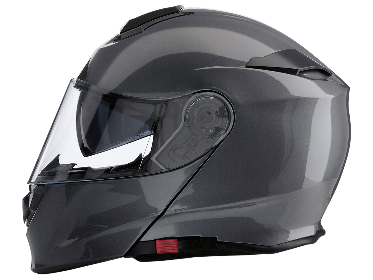 Solaris Modular Helmet Dark Silver